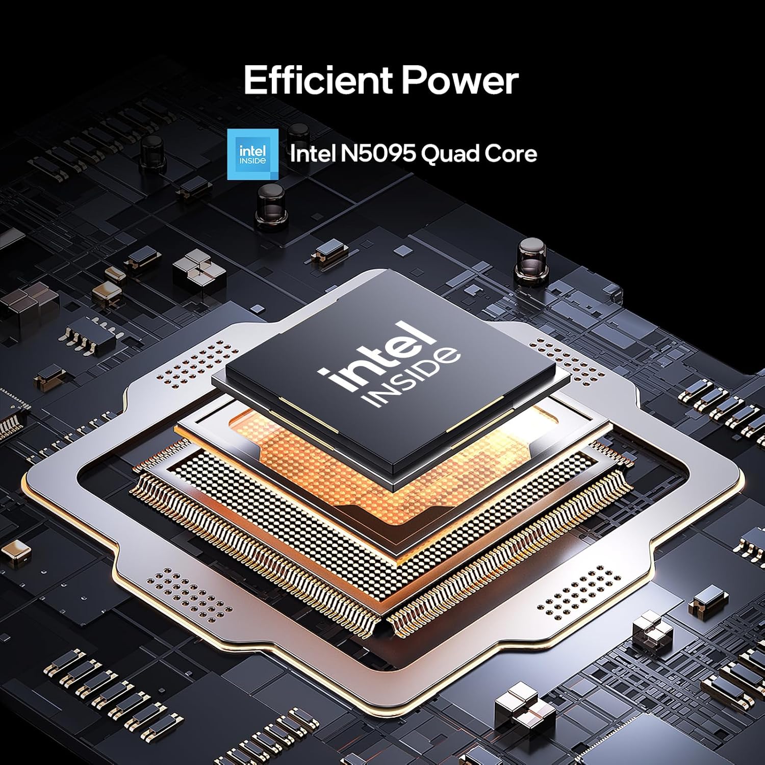 15.6-inch, 16GB RAM, 512GB SSD, FHD IPS Display Laptop Computer, N5095 Quad Core, 2.4/5G WiFi, BT4.2 Backlit and Fingerprint, Lightweight and Portable