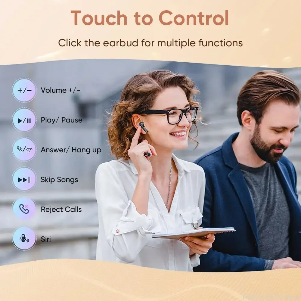 Xiaomi Wireless Bluetooth In-Ear Earbuds with 25 Hours Playtime Charging Case TWS Technology Built-in Noise Cancellation Mic